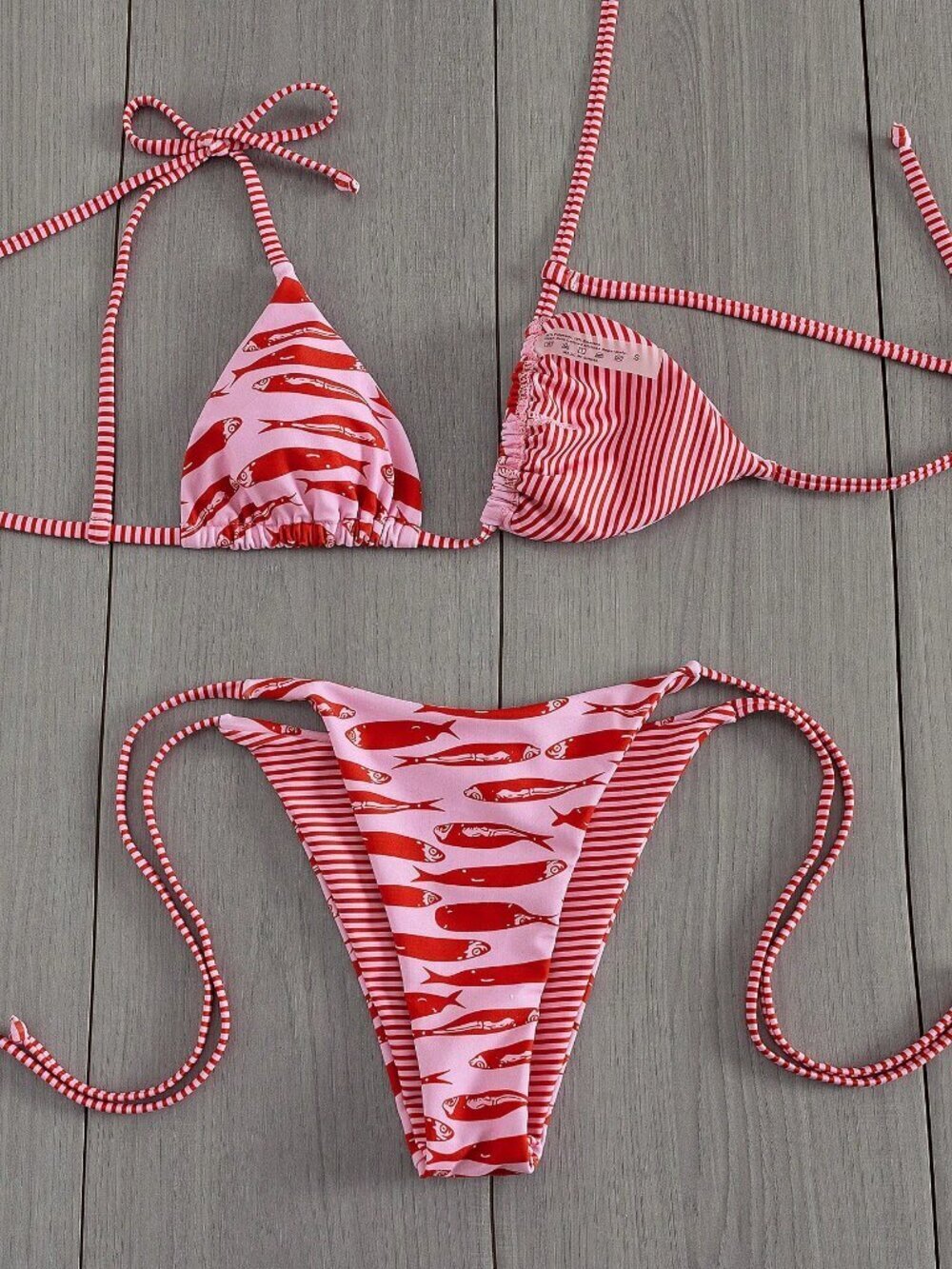 Pink Cute Sweet Women's Sexy Bikini Swimsuit
